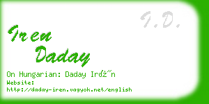 iren daday business card